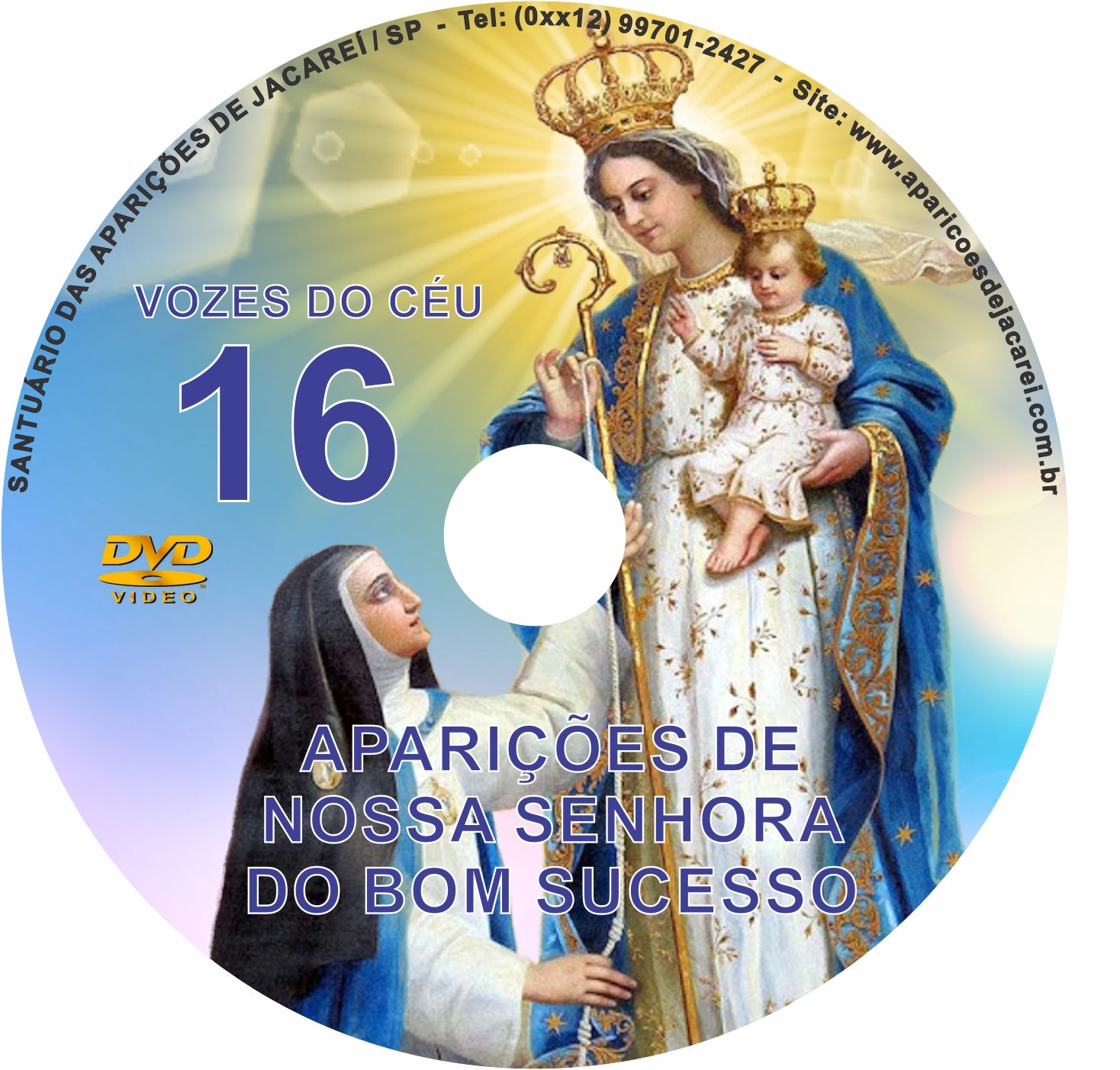 DVD Vozes do Céu 16 DVD Vozes do Céu 16